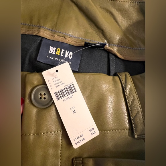 Anthropologie The Colette Faux Leather Maxi Skirt by Maeve - Picture 12 of 13